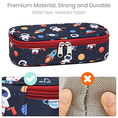 Image of Cambond Cute Pencil Case for Boys - Big Capacity Pencil Case for Kids, Large Storage Pencil Pouch for School, Pencil Cases Only, Dark Blue Space