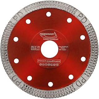 PRODIAMANT Diamentowa tarcza do cięcia płytek, 125 mm, F993, do płytek, ceramiki i gresu, bardzo cienka