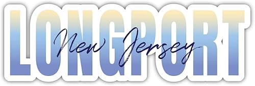 Longport New Jersey Souvenir - Imán de 4 pulgadas