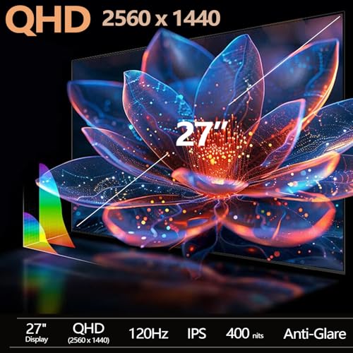 Image of Lenovo ThinkCentre M90a Pro Gen 6 Business All-in-One, 27 inch QHD 120Hz Anti-Glare, Intel Core Ultra 7 265 vPro, 32GB DDR5, 1TB SSD, Wi-Fi 7, DP, HDMI, 5MP IR Webcam, Windows 11 Pro, AI-Ready, w /Bundle