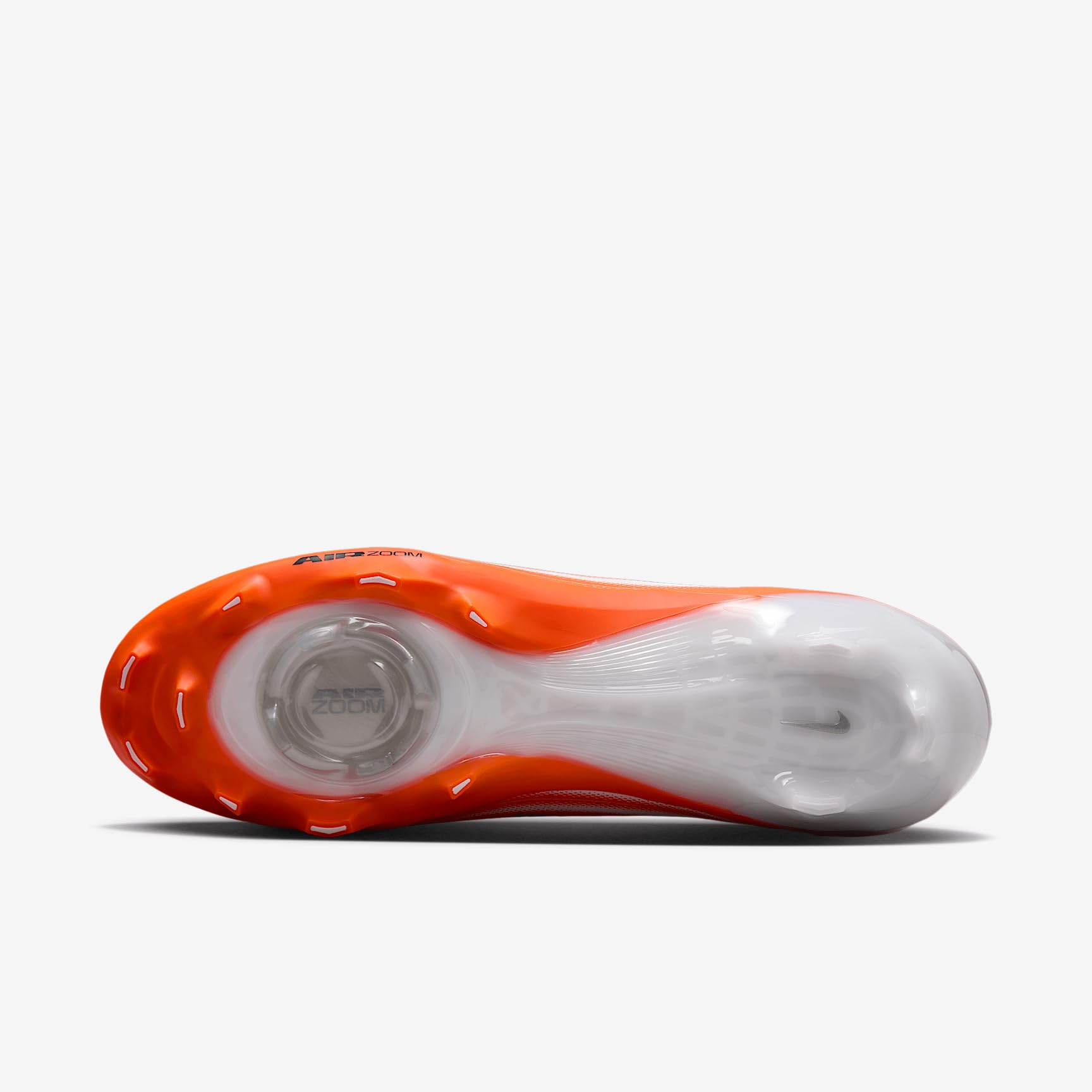 NIKE MEN\'S 16 AIR ZOOM VAPOR PRO 1 ORANGE WHITE FOOTBALL CLEAT NWOB HM8850-103 Men Nike Air Zoom Vapor Pro 1 Orange White Football Cleats  main image 3