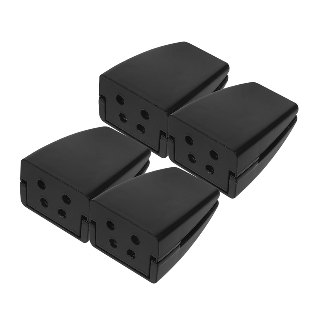 JEWEDECO Aluminum Alloy Desk Clamp Office Partition Clip Desk Divider Clamp for Privacy Panel Quick Installation Sturdy