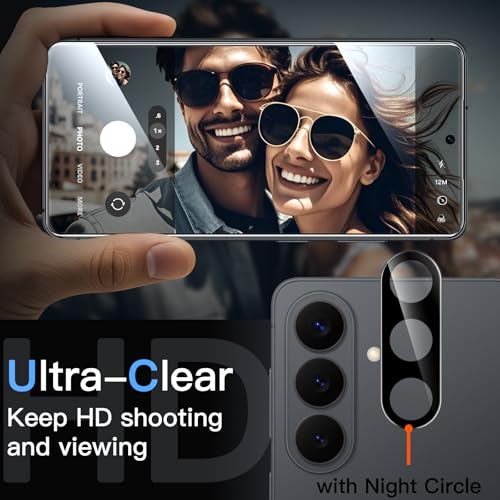 Image of JETech Screen Protector Guard for Samsung Galaxy S26 Plus, 2+2 Pack | with Camera Lens Protector, HD Clear Tempered Glass, Anti-Scratch Protection, Easy Installation Tool