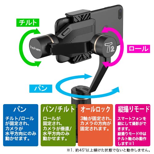 美品　hohem V3 スマホ用ジンバル 3軸ポータブルスタビライザー Amazon.co.jp: hohem V3 ジンバル 3軸スマホジンバル AI自動追跡