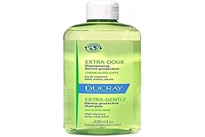 Ducray Extra Gentle Dermo Protective Shampoo 400ml, Soothing and Anti-Irritating Care for...
