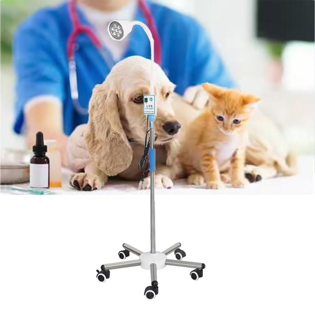 Generico Lampada per Visita Medica chirurgica Mobile a LED Lampada per Animali Domestici Lampada chirurgica Luce per Visita ginecologica