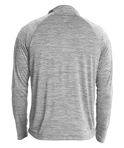 Image of Charles River Apparel Kids' Youth Space Dye Performance Quarter Zip Pullover