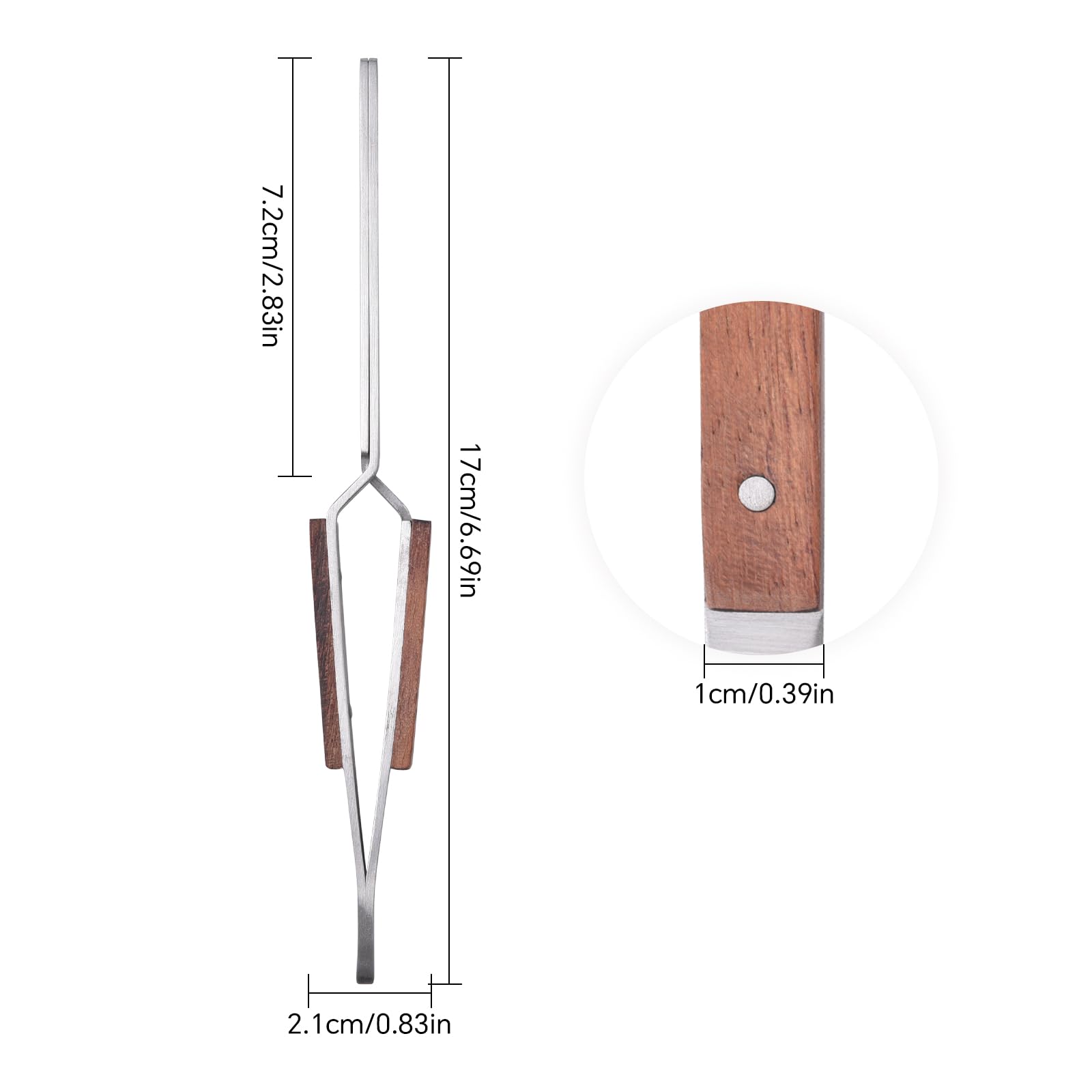 KADS Outil de façonnage des ongles acrylique UV Gel Conseils Sculpture Pince à épiler Pince à épiler Pince à Ongles Nail Art Multifonction Pincher
