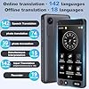SCZND Traduttore Simultaneo Vocale, Traduttore Vocale Istantaneo Multilingue con 142 Lingue Online/19 Offline | Italiano Offline, Traduzione di Foto 5 Megapixel Supporta WiFi/Hotspot, 2000 mAh Standby