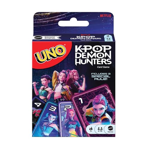 Mattel Games UNO Netflix KPop Demon Hunters Card Game
