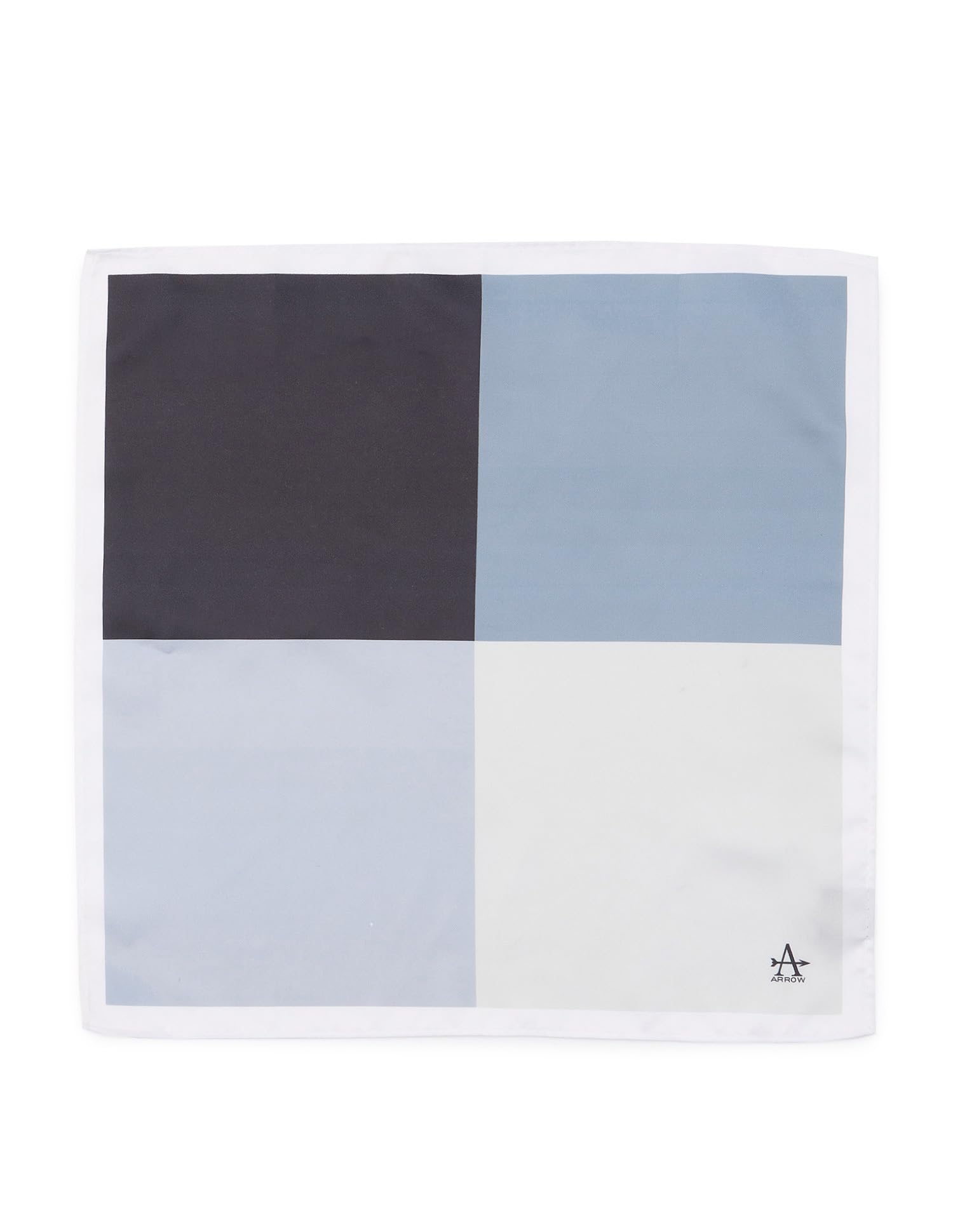 Men's Colour Block Satin Pocket Square-image-37
