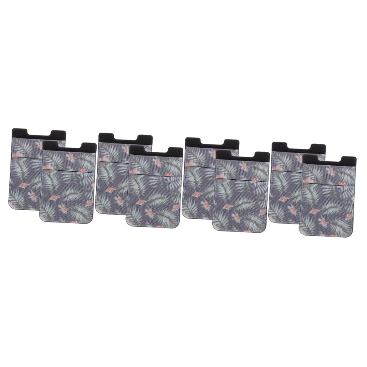 Hemobllo 8pezzi Porta Carte Adesivo Per Smartphone Wallet Retro Per Telefono Supporto Per Schede e Denaro Design Pratico e Sicuro Facile Da Attaccare e Rimuovere Multiuso Per Uso Quotidiano