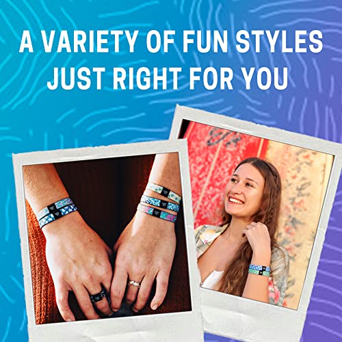 Surfer Beach Bracelet For Men, Women & Teens - Comfy Summer Bracelets - Boho Reversible Wristband - Adjustable Festival Accessories & Friendship Jewelry Bracelet | Frosted Palms, Extra Small 5.5" Length (Petites And Kids) #TOP2