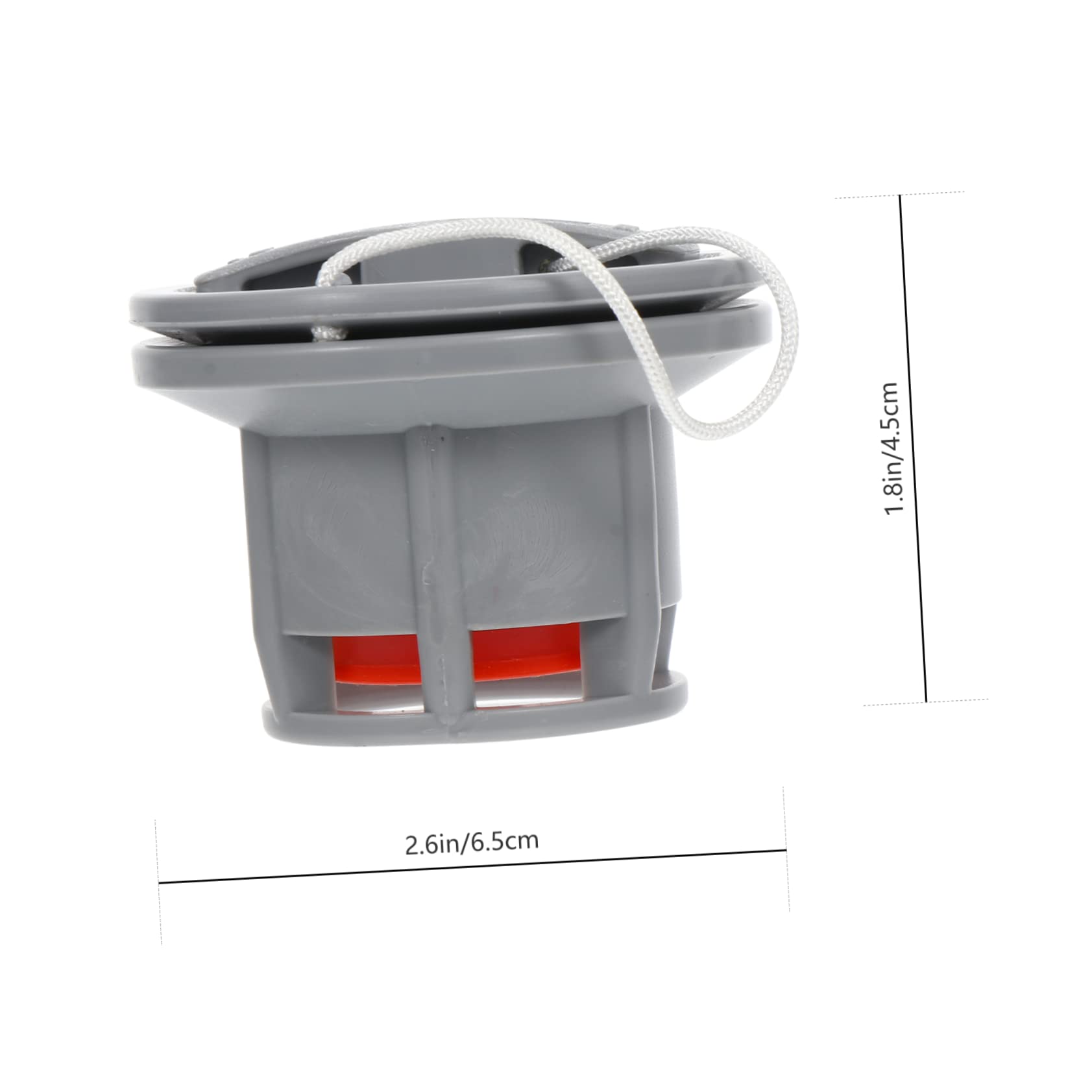 iplusmile Adattatore Pompa Valvola Della Barca Sostituzione Valvole Aria Gonfiabile Controllo Del Gas Della Barca Protezione Ambientale in Pvc Grey