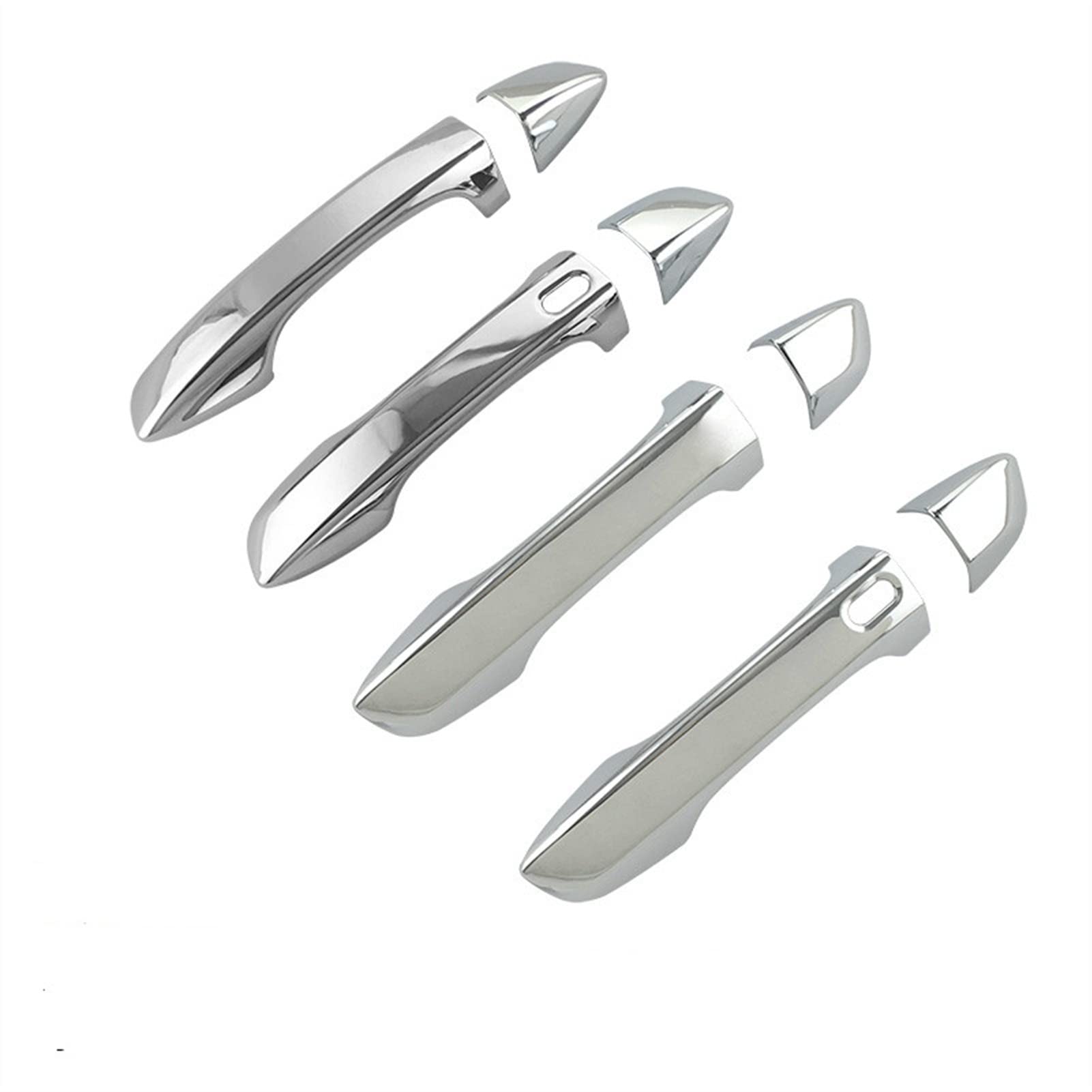 QWQTHGS Car Exterior Door Handle Cap for VW Tiguan MK2 2017-2020 Chrome Door Handle Cover Trim Sticker Overlays Car Styling Accessories(1)