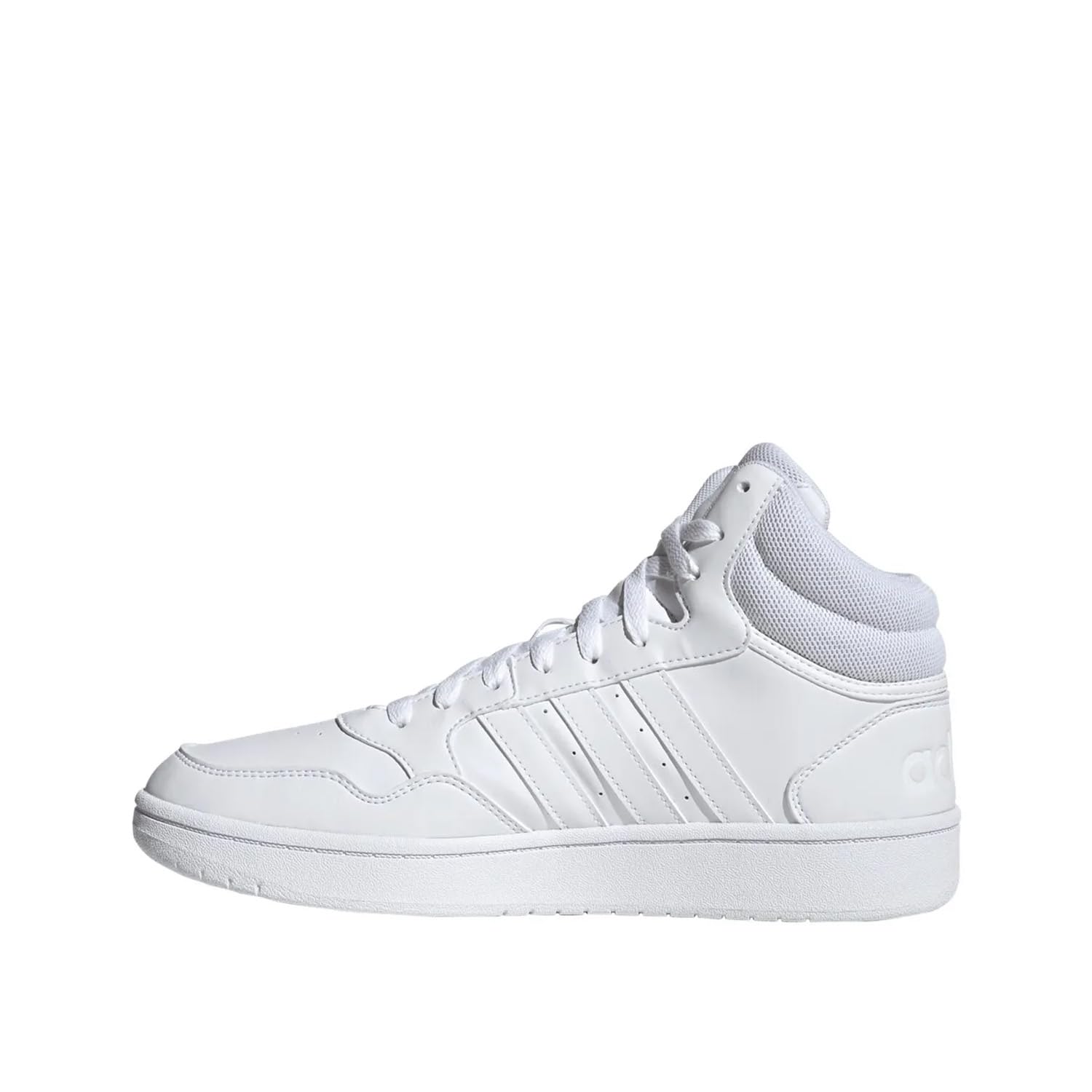 adidas Men's Hoops 3.0 Mid Classic Vintage Shoes Sneaker, FTWR White FTWR White FTWR White, 3.5 UK