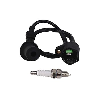 HKOO Engine Ignition Coil Spark Plug for GY6 50cc-150cc Motorcycle Honda ATV Dirt Bike Taotao Kymco Scooter Moped Go Kart