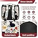 otnrnondcl Cute Black Cats and Flowers (60) Cat Backpack Carrier, Breathable Cat Carrier Large Space Bubble Pet Backpack for Kitty Small Dog