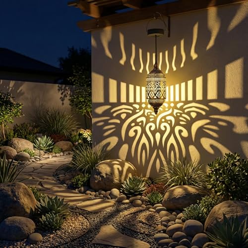 Lampe solaire marocaine imperméable pour décorations extérieures de jardin - 6
