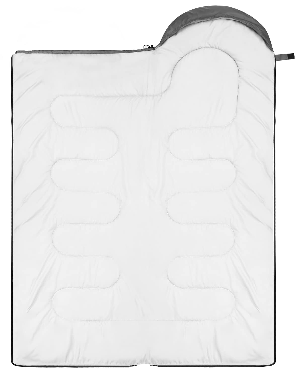 Śpiwór outdoorowy na kemping: Sportneer 3-4 pory roku, letni śpiwór zimowy, mały rozmiar po spakowaniu, przenośny, ultralekki, 1,7 kg, pełne wypełnienie, dla dorosłych, trekking, podróż