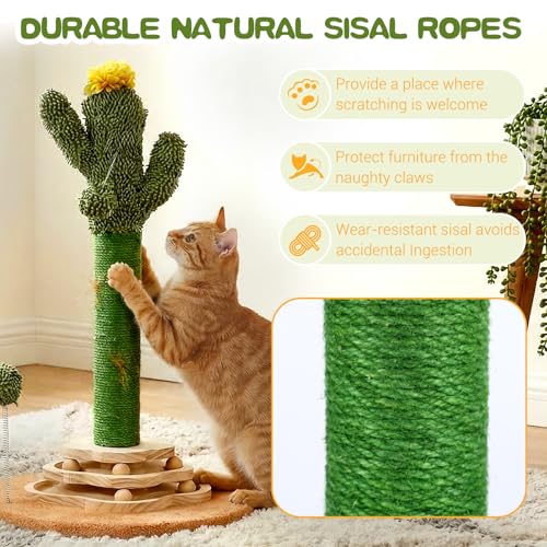 Arbre à chat cactus design et moderne pour égayer votre salon tout en amusant votre félin - 6