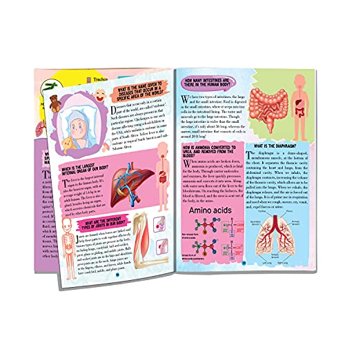 Image of Human Body Encyclopedia for Children Age 5-15 Years | Illustrated Kids Reference Book with Fun Facts, Trivia Questions & Answers | Learn About Organs, Bones, Muscles, Brain, Blood, Senses, Digestive System, Human Anatomy & Amazing Body Functions