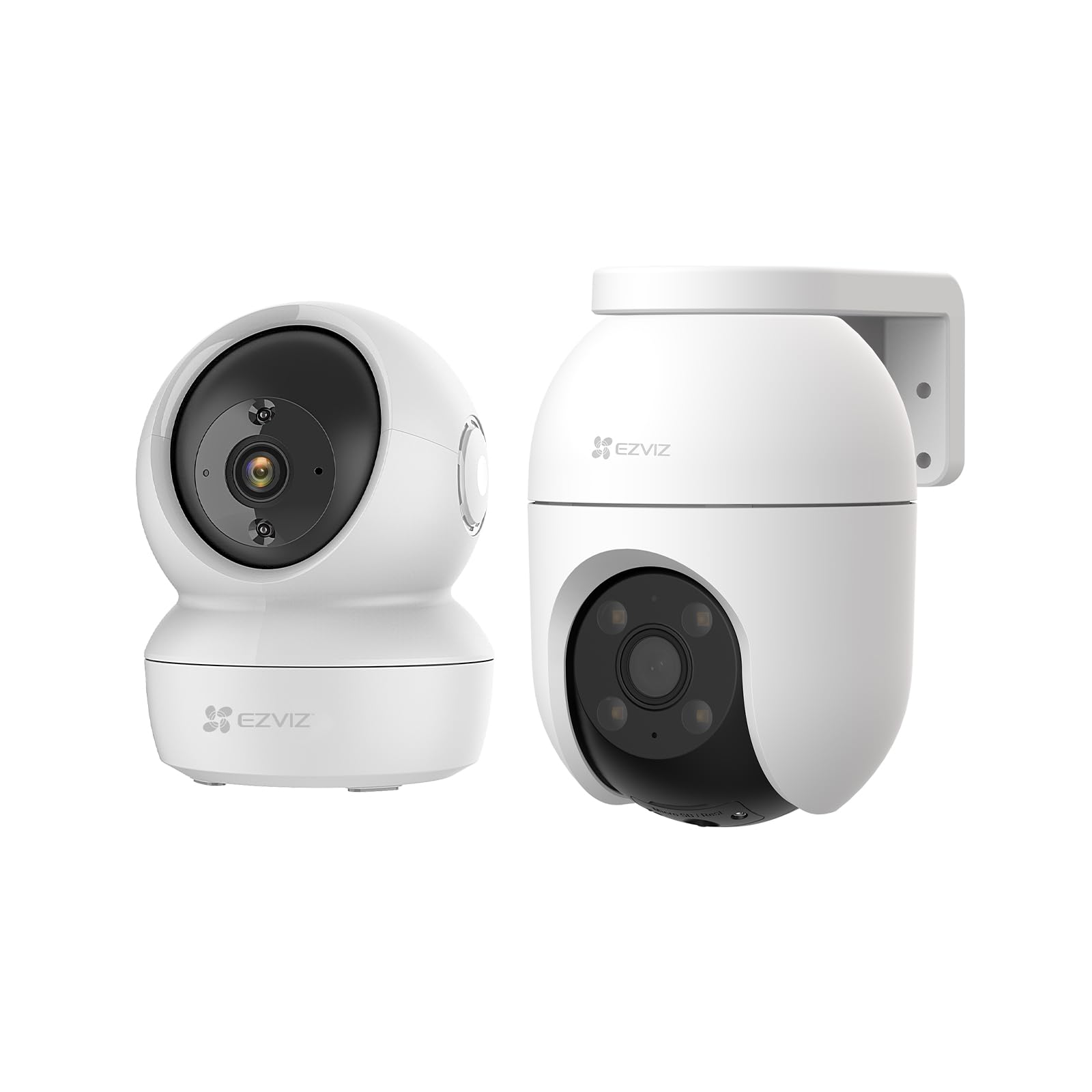 EZVIZ Pacchetto composto da Telecamera WiFi Esterno C8c 1080p e Telecamera WiFi Interno C6N 1080p