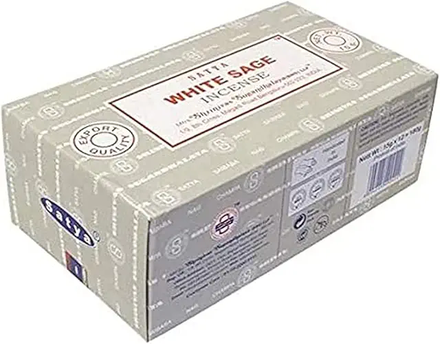 Encens Nag Champa Satya Sauge Blanche - Encens de Sauge Blanche Purifiant 15g