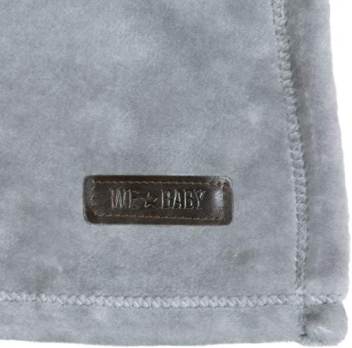 Image of Pavilion Gift Company - Eat. Boat. Sleep. 30 x 40 Inch Striped White & Gray Royal Plush Baby Blanket