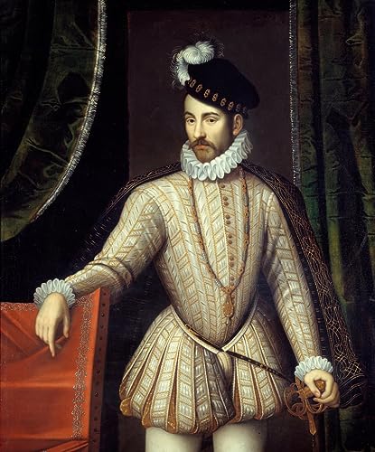 Tableau Charles IX Roi de France par François Clouet 60x90cm pour salon