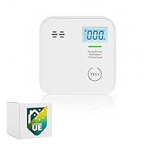 Smartwares Rilevatore di CO – Batteria da 10 anni – Display e indicatore LED – Pulsante di test – FGA-13091