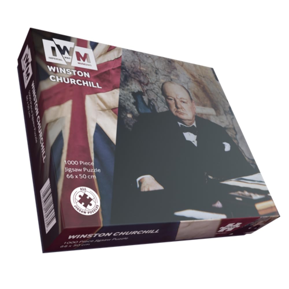 1000 Jigsaw Puzzle Winston Churchill 150th Anniversary by Imperial War Museums – Celebrating Churchill’s Life and Legacy – Perfect for History, War, and Politics Enthusiasts