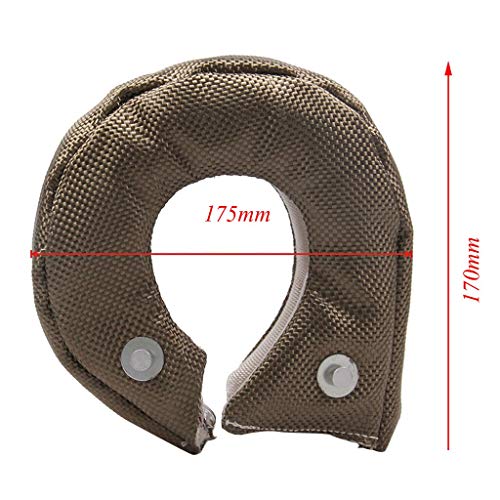 Cubierta protectora de calor para cargador turbo T3 y accesorios de protección térmica 3