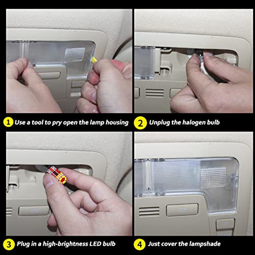 Kit de luces LED interiores para auto Mercedes Benz SLK miniatura 6