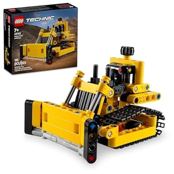 LEGO Set Technic 42163 Bulldozer Pesado 195 peças