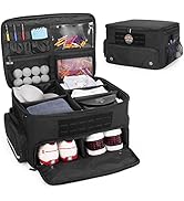 GOBUROS Golf Trunk Organizer Aufbewahrungstasche mit separatem Fach für 2 Paar Schuhe bis zu US 1...