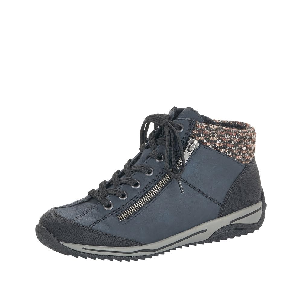 Rieker Women's L5223 Fashion Boot, Black Blue 00, 6 UK