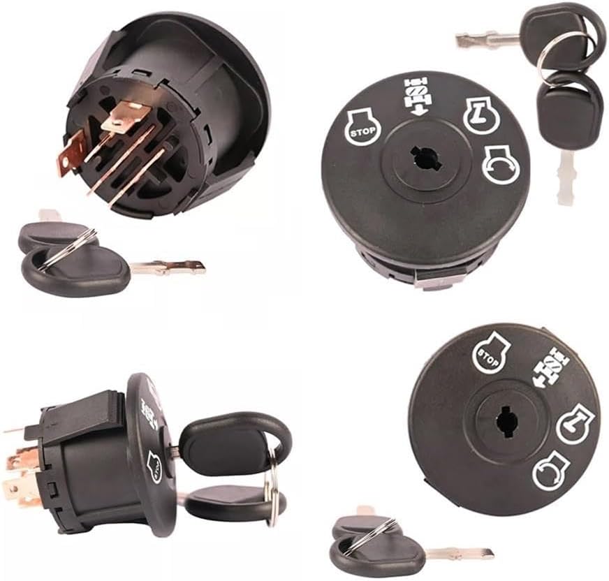 Fit for Lawn Mower Starter Ignition Switch with Keys OEM 532193350
