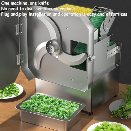 Cortadora Eléctrica de Verduras Comercial 150 kg/h miniatura 2