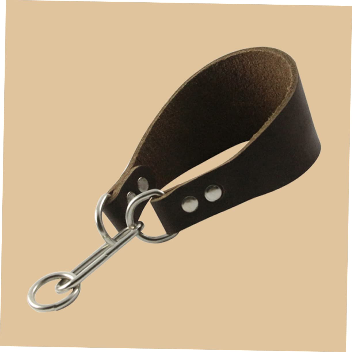 SUPVOX 3pezzi Collare Per Cani Di Cattlehide Collo Resistente e Duraturo Accessorio Elegante Per Cani Con Collo Sottile Colore Caffè