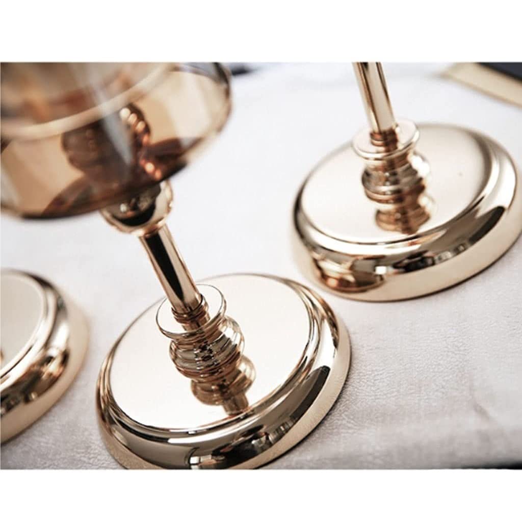 Kerzenständer 3-teiliges Set Kerzenhalter Aus Glas, Retro, Romantisch, Esstisch, Kerzenlicht, Abendessen, Requisiten, Zuhause, Einfache, Moderne Dekoration Abendessen Kerzenhalte