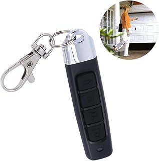 DOITOOL Cloning Garage Door Transmitter 1 PC 4 Buttons 433MHz Replacement Practical Universal Garage Door Remote Entry Fixed Code Duplicator Remote Door Entry Electric Gate Opener