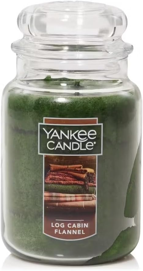 Yankee Candle Log Cabin Flannel Large Classic Jar Candle