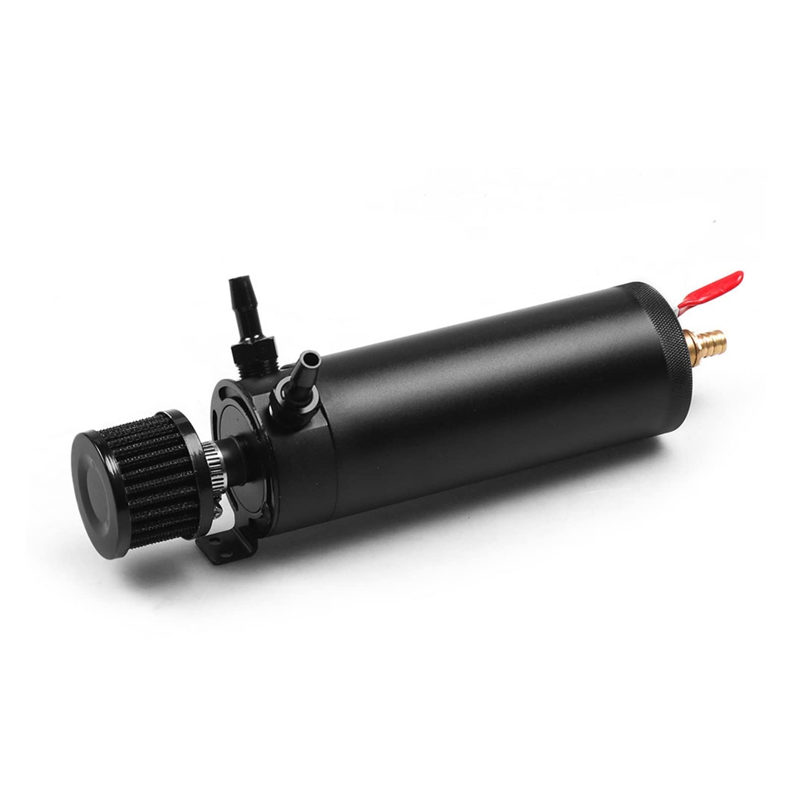 CAREG Uniwersalny 3/8" NPT. Billet Aluminium BAffed 2-Port Catch Call Can z silnikiem oddechowym Mini Oil Separator