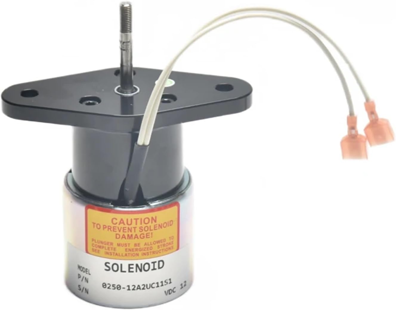 0250-12A2UC11S3 12V 24V Stop Solenoid For Diesel Engine Actuator Fuel Pump 0250 12A2UC11S3(12V)