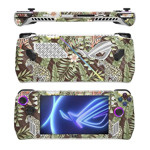 Image of MightySkins Carbon Fiber Skin Compatible with Asus ROG Ally - Tiger Jungle | Protective, Durable Textured Carbon Fiber Finish | Easy to Apply