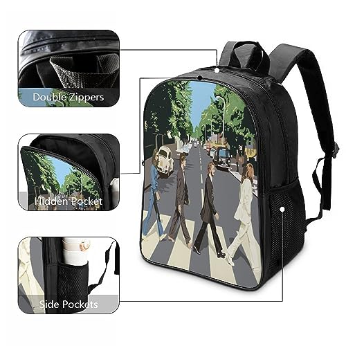 CSTAL The Beatles Sac À Dos Enfant Rock Band Boucle De Réglage Cartable Garcons Filles Adolescents Pour La Ecole Primaire Sac Ecole Respirant Pour Enfants 16inch - Les Beatles, Paul McCartney, John Lennon, RIngo Starr, George Harrison CSTAL The Beatles Sac À Dos Enfant Rock Band Boucle De Réglage Cartable Garcons Filles Adolescents Pour La Ecole Primaire Sac Ecole Respirant Pour Enfants 16inch – Image 4