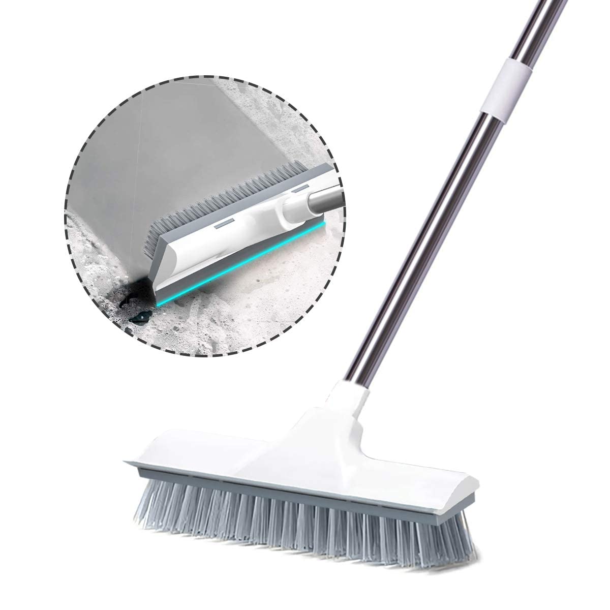 Buy Floor Scrub Brush with Extendable Long Handle,Bathroom Floor