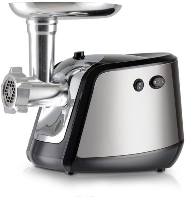 Electric Meat Grinder Multifunction Meat Mincer Sausage Stuffer with Sausage Tube 2 Stainless Steel Blades 3 Grinding Plates for Home Kitchen