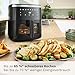 Bosch Heißluftfritteuse Serie 6, XXL 7,2 L Fassungsvermögen, 7 voreingestellte Programme, beleuchtetes Sichtfenster, bis zu 65% schnelleres Kochen, AirFryer in Schwarz, MAF671B0